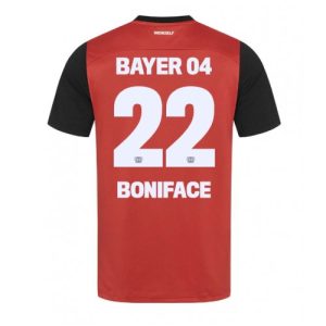 Bayer Leverkusen Victor Boniface #22 Cheap Men's Home Football Shirt 2024-25 Short Sleeve