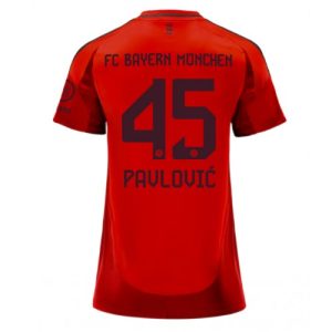 Bayern Munich Aleksandar Pavlovic #45 Best Home Football Club Jersey Women 2024-25