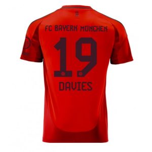 Bayern Munich Alphonso Davies #19 Cheap Home Stadium Shirt 2024-25 For Sale
