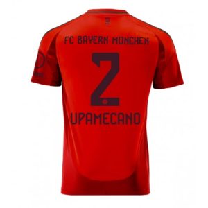 Bayern Munich Dayot Upamecano #2 Cheap Home Stadium Shirt 2024-25 For Sale