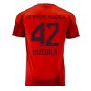 Bayern Munich Jamal Musiala #42 Cheap Home Stadium Shirt 2024-25 For Sale