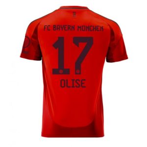 Bayern Munich Michael Olise #17 Cheap Home Stadium Shirt 2024-25 For Sale