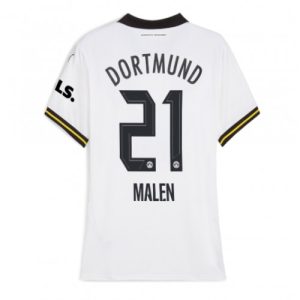 Borussia Dortmund Donyell Malen #21 Third Football Club Jersey Women 2024-25