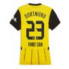 Borussia Dortmund Emre Can #23 Home Football Club Jersey Women 2024-25