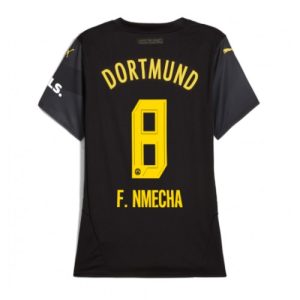 Borussia Dortmund Felix Nmecha #8 Away Football Club Jersey Women 2024-25