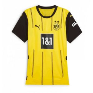 Borussia Dortmund Home Football Club Jersey Women 2024-25