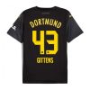 Borussia Dortmund Jamie Bynoe-Gittens #43 Cheap Away Soccer Jersey 2024-25 Short Sleeve