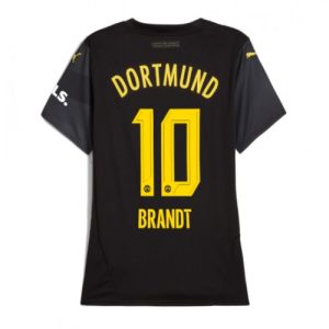 Borussia Dortmund Julian Brandt #10 Away Football Club Jersey Women 2024-25