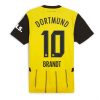 Borussia Dortmund Julian Brandt #10 Cheap Home Soccer Jersey 2024-25 Short Sleeve