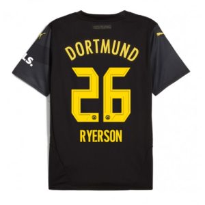 Borussia Dortmund Julian Ryerson #26 Cheap Away Soccer Jersey 2024-25 Short Sleeve