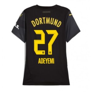 Borussia Dortmund Karim Adeyemi #27 Away Football Club Jersey Women 2024-25