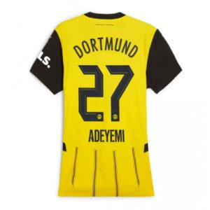 Borussia Dortmund Karim Adeyemi #27 Home Football Club Jersey Women 2024-25