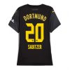 Borussia Dortmund Marcel Sabitzer #20 Away Football Club Jersey Women 2024-25