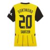 Borussia Dortmund Marcel Sabitzer #20 Home Football Club Jersey Women 2024-25
