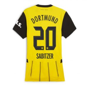 Borussia Dortmund Marcel Sabitzer #20 Home Football Club Jersey Women 2024-25