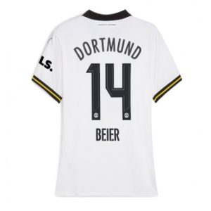 Borussia Dortmund Maximilian Beier #14 Third Football Club Jersey Women 2024-25