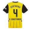 Borussia Dortmund Nico Schlotterbeck #4 Cheap Home Soccer Jersey 2024-25 Short Sleeve