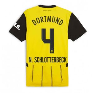 Borussia Dortmund Nico Schlotterbeck #4 Cheap Home Soccer Jersey 2024-25 Short Sleeve