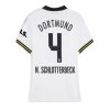 Borussia Dortmund Nico Schlotterbeck #4 Third Football Club Jersey Women 2024-25