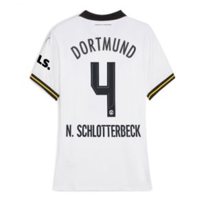 Borussia Dortmund Nico Schlotterbeck #4 Third Football Club Jersey Women 2024-25