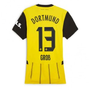 Borussia Dortmund Pascal Gross #13 Home Football Club Jersey Women 2024-25