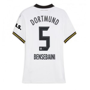 Borussia Dortmund Ramy Bensebaini #5 Third Football Club Jersey Women 2024-25