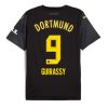 Borussia Dortmund Serhou Guirassy #9 Cheap Away Soccer Jersey 2024-25 Short Sleeve