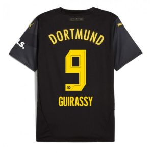 Borussia Dortmund Serhou Guirassy #9 Cheap Away Soccer Jersey 2024-25 Short Sleeve