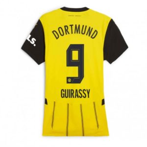 Borussia Dortmund Serhou Guirassy #9 Home Football Club Jersey Women 2024-25