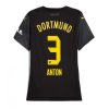 Borussia Dortmund Waldemar Anton #3 Away Football Club Jersey Women 2024-25