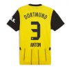 Borussia Dortmund Waldemar Anton #3 Cheap Home Soccer Jersey 2024-25 Short Sleeve