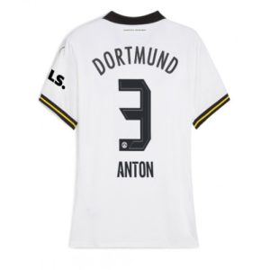Borussia Dortmund Waldemar Anton #3 Third Football Club Jersey Women 2024-25