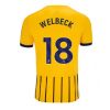Brighton Danny Welbeck #18 Cheap Men's Away Football Shirt 2024-25 Short Sleeve