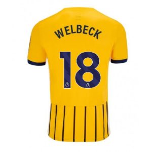 Brighton Danny Welbeck #18 Cheap Men's Away Football Shirt 2024-25 Short Sleeve