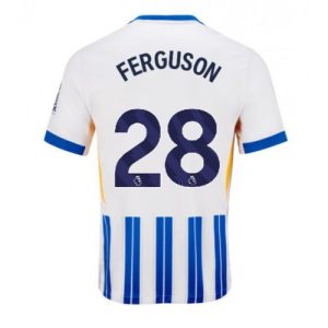 Brighton Evan Ferguson #28 Cheap Men's Home Football Shirt 2024-25 Short Sleeve
