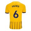 Brighton James Milner #6 Cheap Men's Away Football Shirt 2024-25 Short Sleeve