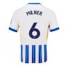 Brighton James Milner #6 Cheap Men's Home Football Shirt 2024-25 Short Sleeve