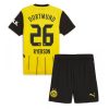 Cheap Borussia Dortmund Football Jerseys Julian Ryerson #26 Home Stadium Kit for Kids 2024-25