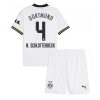 Cheap Borussia Dortmund Football Jerseys Nico Schlotterbeck #4 Third Stadium Kit for Kids 2024-25
