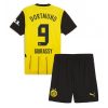 Cheap Borussia Dortmund Football Jerseys Serhou Guirassy #9 Home Stadium Kit for Kids 2024-25
