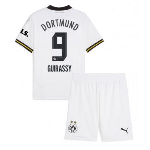 Cheap Borussia Dortmund Football Jerseys Serhou Guirassy #9 Third Stadium Kit for Kids 2024-25