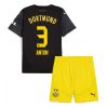 Cheap Borussia Dortmund Football Jerseys Waldemar Anton #3 Away Stadium Kit for Kids 2024-25