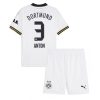 Cheap Borussia Dortmund Football Jerseys Waldemar Anton #3 Third Stadium Kit for Kids 2024-25