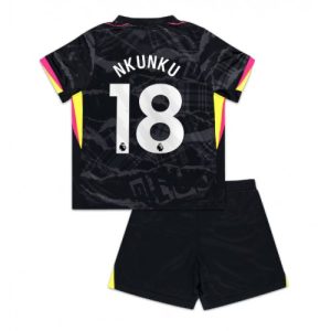 For Sale  Cheap Chelsea Football Jerseys Christopher Nkunku #18 Third Stadium Kit for Kids 2024-25