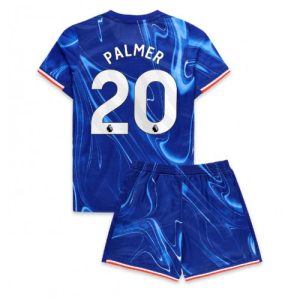 For Sale  Cheap Chelsea Football Jerseys Cole Palmer #20 Home Stadium Kit for Kids 2024-25
