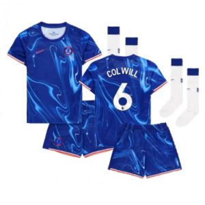 For Sale  Cheap Chelsea Football Jerseys Levi Colwill #6 Home Stadium Kit for Kids 2024-25