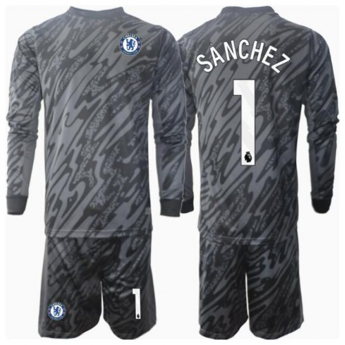 Buy Cheap Chelsea Football Jerseys Robert Sanchez #1 Goalkeeper Away Stadium Kit for Kids 2024-25 Long Sleeve (+ pants) For Sale Cheap Chelsea Football Jerseys Robert Sanchez #1 Goalkeeper Away Stadium Kit for Kids 2024-25 Long Sleeve (+ pants)