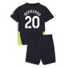 Cheap Manchester City Football Jerseys Bernardo Silva #20 Away Stadium Kit for Kids 2024-25