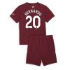 Cheap Manchester City Football Jerseys Bernardo Silva #20 Third Stadium Kit for Kids 2024-25