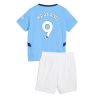 Cheap Manchester City Home Soccer Jersey Erling Haaland #9 for Kids 2024-25